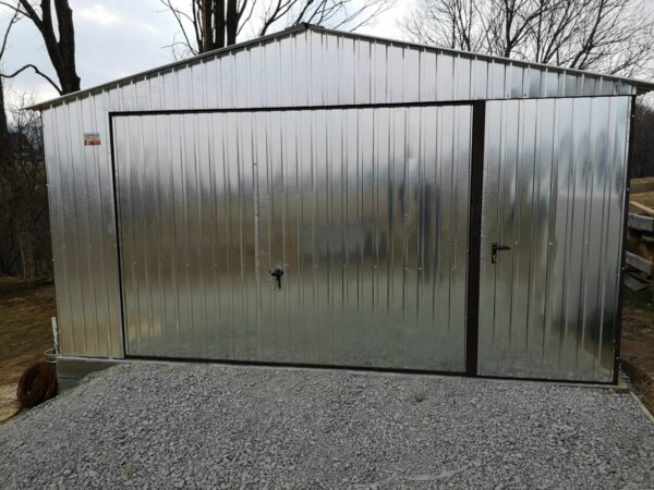 BLECHGARAGE SATTELDACH GARAGE CONTANIER ZELTGARAGE LAGERRAUM 4x5,5 – Bild 2