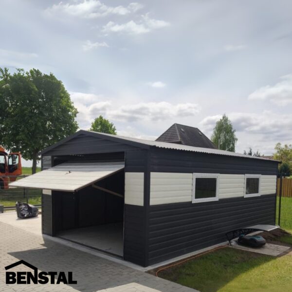 Blechgaragen Holzähnliche Blechgaragen Schwingtor Haustür Gartenhaus Werkzeugkasten Blech