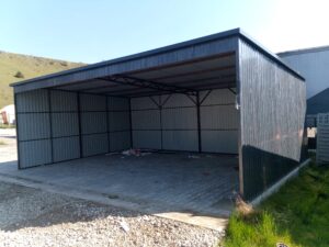 BTX 7016 CARPORT BLECHGARAGE DOPPELGARAGE GARAGE STAHLGARAGE CONTANIER 8x6