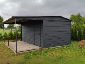 Blechgaragen Holzähnliche Blechgaragen Schwingtor Haustür Gartenhaus Werkzeugkasten Blech