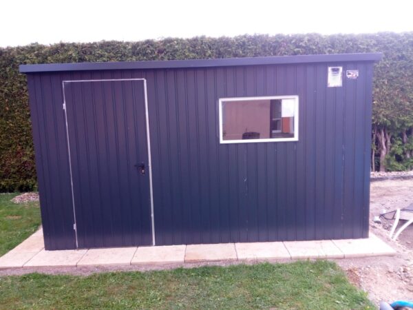 BTX 7016 Gartenhaus Blechgarage Garage Gerätehaus Metall PREMIUM Schuppen 3,5x3 – Bild 2