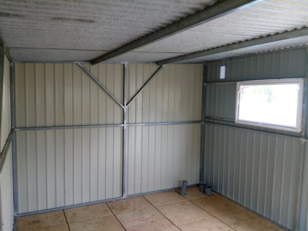 BTX 7016 Gartenhaus Blechgarage Garage Gerätehaus Metall PREMIUM Schuppen 3,5x3 – Bild 5