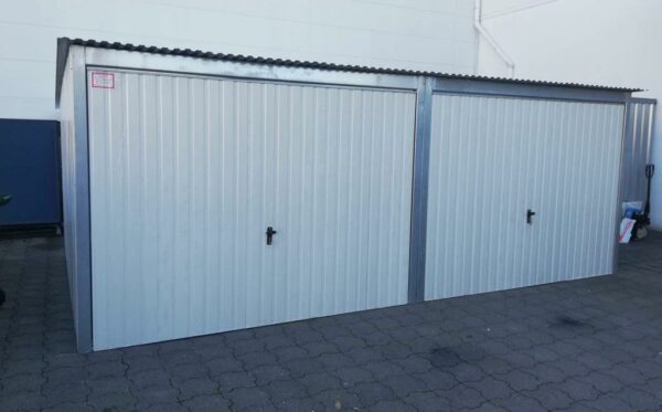 RAL 9010 GARAGE CONTANIER ZELTGARAGE PREMIUM BLECHGARAGE DOPPELGARAGE 7x6 – Bild 2