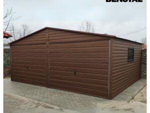 Blechgaragen Holzähnliche Blechgaragen Schwingtor Haustür Gartenhaus Werkzeugkasten Blech